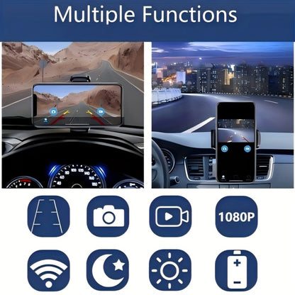Wireless Backup Camera Solar Powered for Truck RV Trailer - 1080P HD, WiFi Magnetic Mount, Infrared Night Vision, 150° Wide Angle, Rechargeable, iOS & Android App, Long Battery Life, 2025 Upgraded