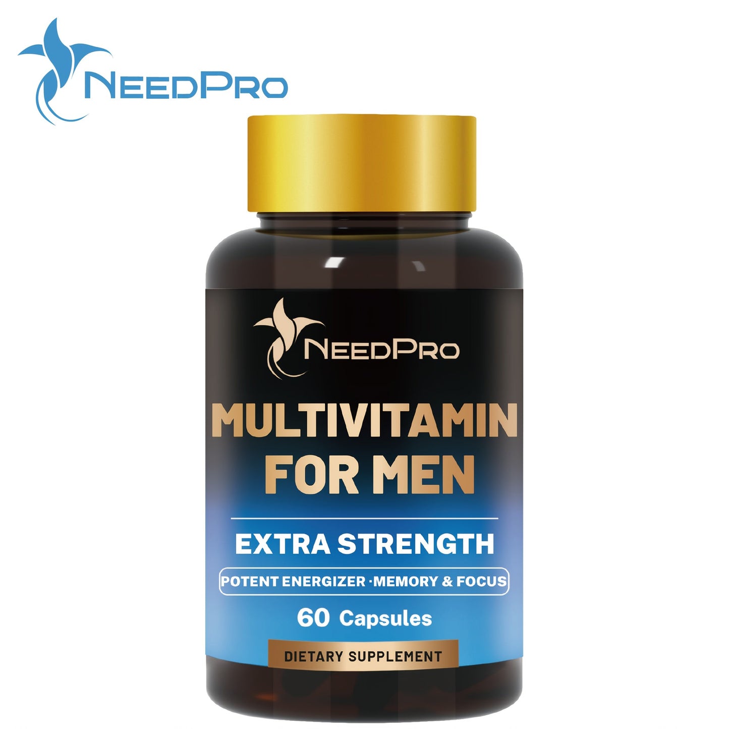 Dietary Supplement Men’s Multivitamin Capsules with Vitamins A, C, D, B6, B12, Zinc, Biotin and Folate
