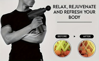 Handheld Massage Gun Collection with X6, M68-7 and X7 Model Labels in Black or Grey Finishes