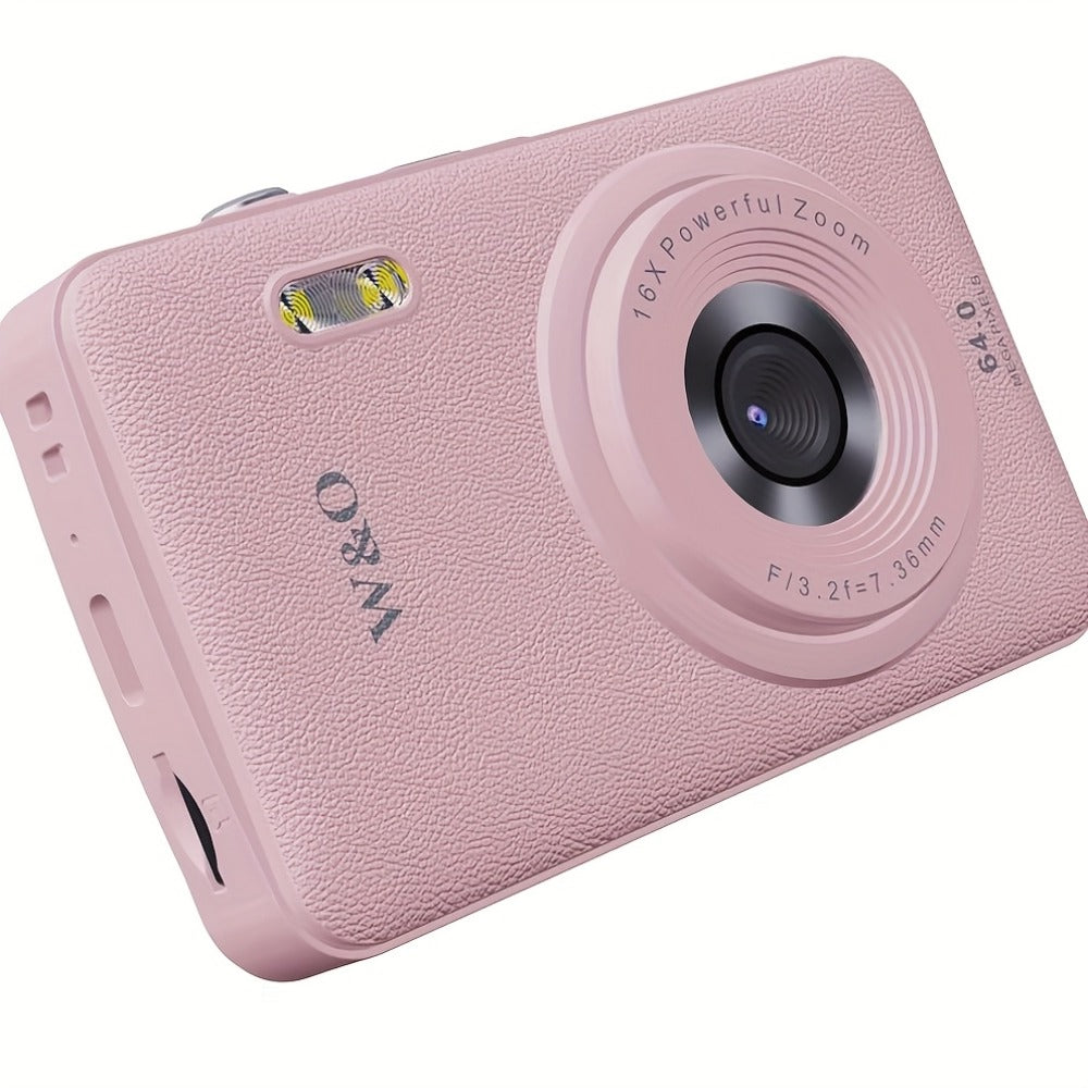 Digital Camera W810 with 64MP Capture Marking, 1080P Video, 16X Digital Zoom, 2.4-Inch Screen and 32GB Card