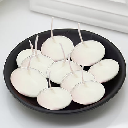Floating Candles White Set of 42 – 1.5 Inch Small Pool Candles, 4-8 Hour Burn, Wedding Centerpiece, Pool Party, Christmas, Halloween, Easter & Thanksgiving Ambience Decoration