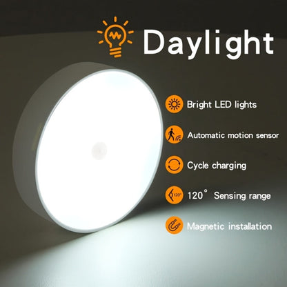 Wireless Motion Sensor Night Light USB Rechargeable - Dimmable Wall Lamp Dual Mode PIR Sensor Magnetic & Adhesive Mount 6 or 12 Pack for Kitchen Hallway Stairs Closet Cabinet Bedroom Bathroom