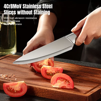 Kitchen Knife Set 3-Piece Hand-Forged Stainless Steel Boning, Fillet and Carving Knives with Optional Sheath