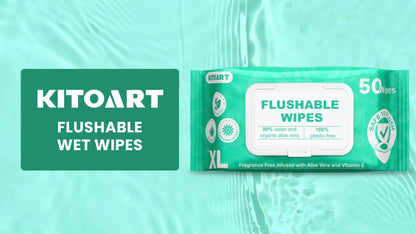 Extra-Large Unscented Adult Wet Wipes in 150 or 300 Count Packs for Bathroom, Camping and Travel Hygiene