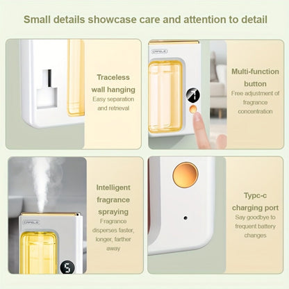 Ultrasonic Essential Oil Diffuser & Humidifier with Auto Shut-Off, Quiet Aromatherapy for Home Bedroom Office – Choose Hilton Gardenia Ocean Shangri-La Encounter Scent Bundle