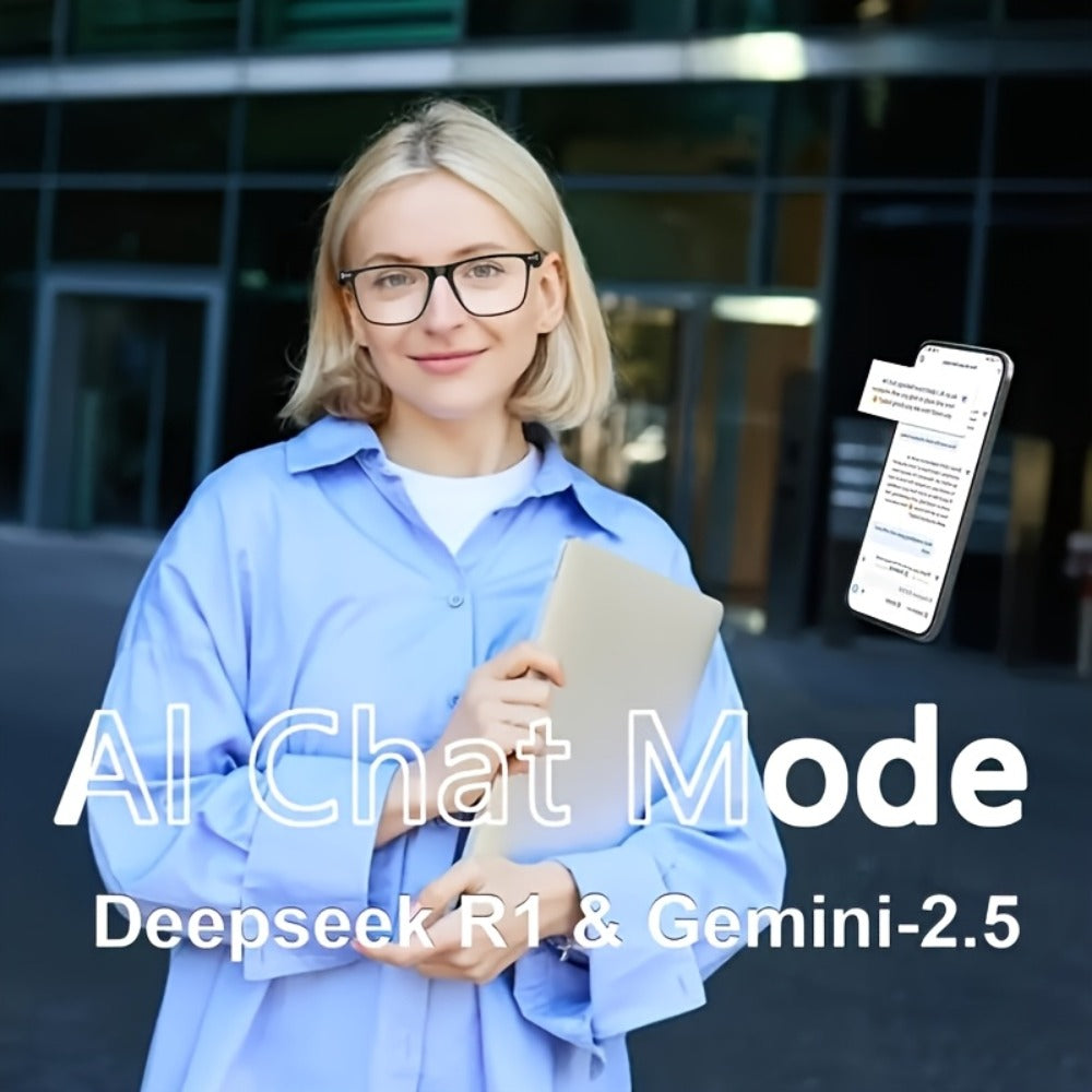 Smart Glasses 160-Language Translation Eyewear with Open-Ear Audio and Ten Photochromic or Filter Lens Options