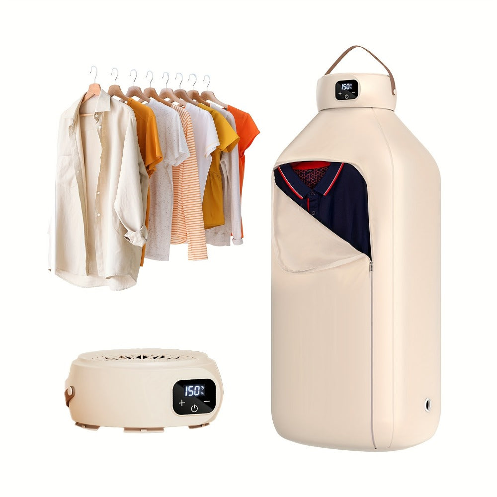 Portable Clothes Dryer with Fabric Drying Bag and Beige1, Beige2 or UV Deluxe Checkout Models