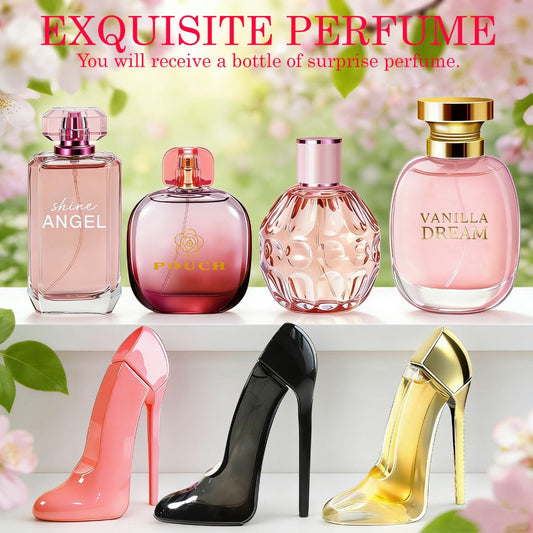 Perfume Gift Box for Women Mystery Surprise 100ml Floral Fruity Woody Eau de Parfum 3.4 Fl Oz Unboxing Experience Unique Birthday Christmas Gift for Her