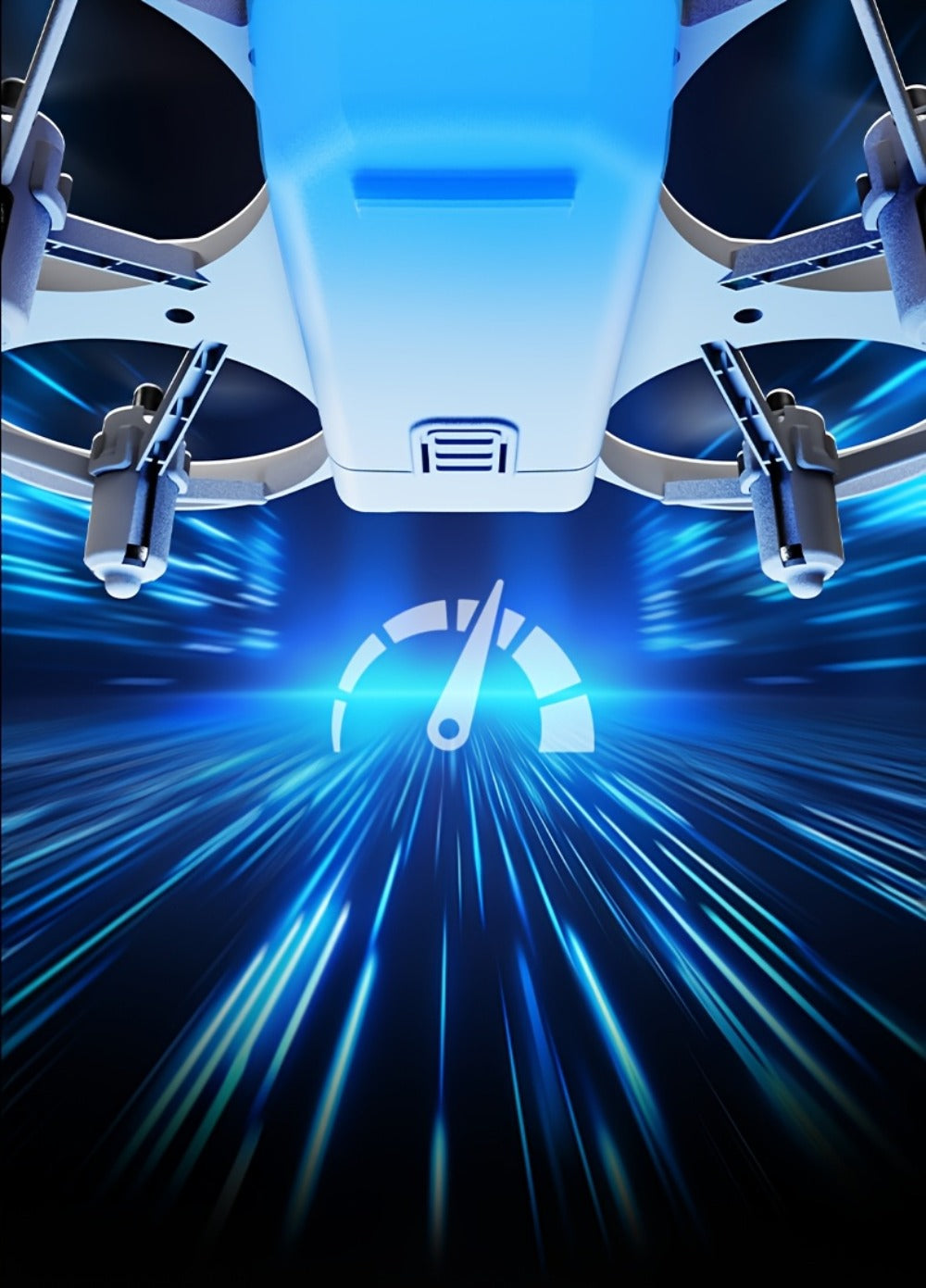 Mini 4K FPV Drone 180° Rotating Dual Camera Optical Flow Positioning Dual Batteries 360° Flip One-Key Takeoff Anti-Shake | RC Quadcopter Toy for Beginners Boys Girls Kids | Birthday Christmas Gift