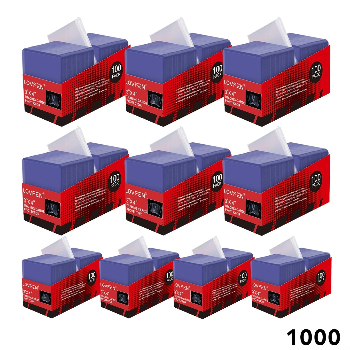 35pt Top Loader and Soft Card Sleeve Sets in 100, 500, 1000 or 2000 Matching Pair Quantities