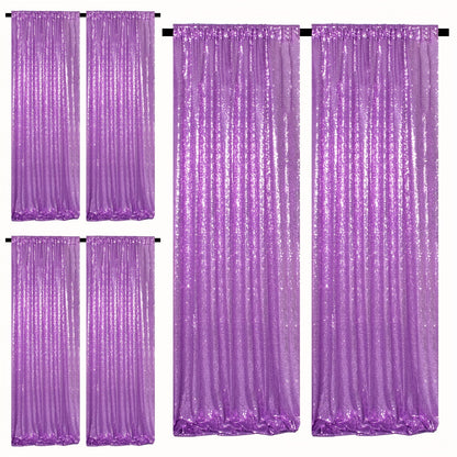 Sequin Backdrop Curtains 2FTx8FT Glitter Photography Background Panels for Party Wedding Birthday for an Everyday Personal Care Routine