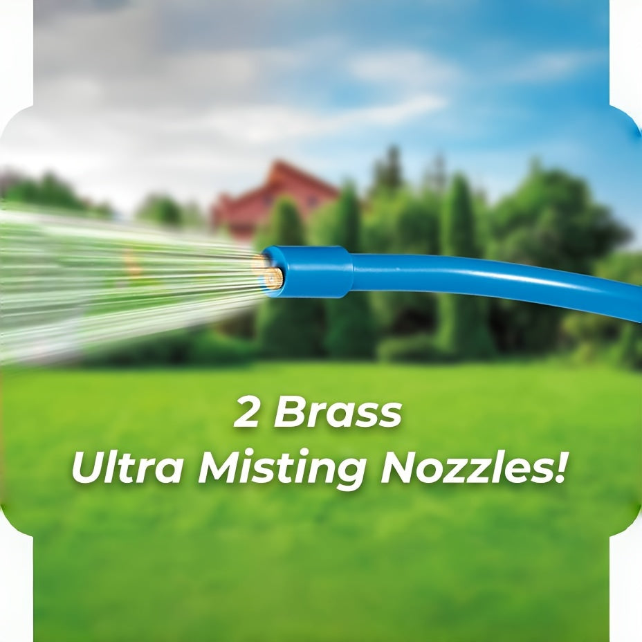 Misting System | Portable Outdoor Cooling Patio Pool Garden Hose Mist