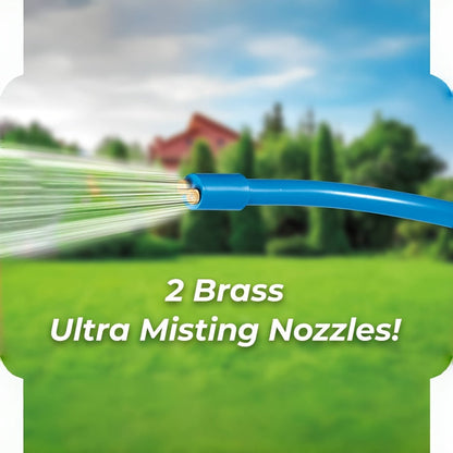 Misting System | Portable Outdoor Cooling Patio Pool Garden Hose Mist