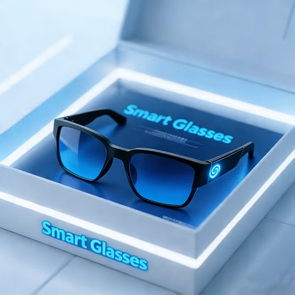 Smart Glasses Photochromic Eyewear with Translation, Bluetooth Audio, Video Recording and Standard or Advanced Styles