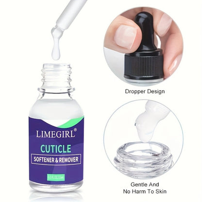 Nail Cuticle Remover Stick 3-Pack Dead Skin Softener with Nail Oil Formula — Anti-Hangnail Cuticle Care Tool for Finger Trimming Nail Art Prep, Salon & Home Manicure Pedicure Gift Set for Women