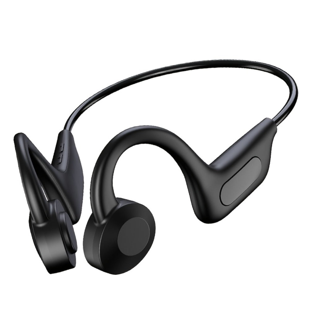 Open Ear Air Conduction Headphones Wireless, Mosyxe Sport Earphones with Noise Cancelling Mic, Seamless Bluetooth Pairing, Lightweight Open-Ear Design for Running Cycling Hiking Gym Outdoor Sports