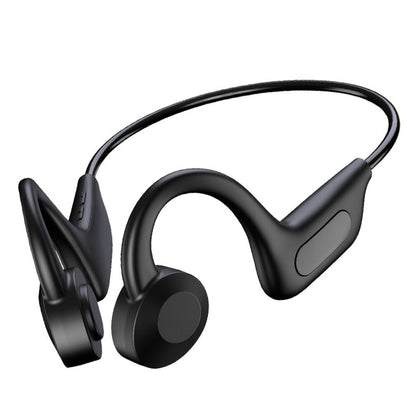 Open Ear Air Conduction Headphones Wireless, Mosyxe Sport Earphones with Noise Cancelling Mic, Seamless Bluetooth Pairing, Lightweight Open-Ear Design for Running Cycling Hiking Gym Outdoor Sports
