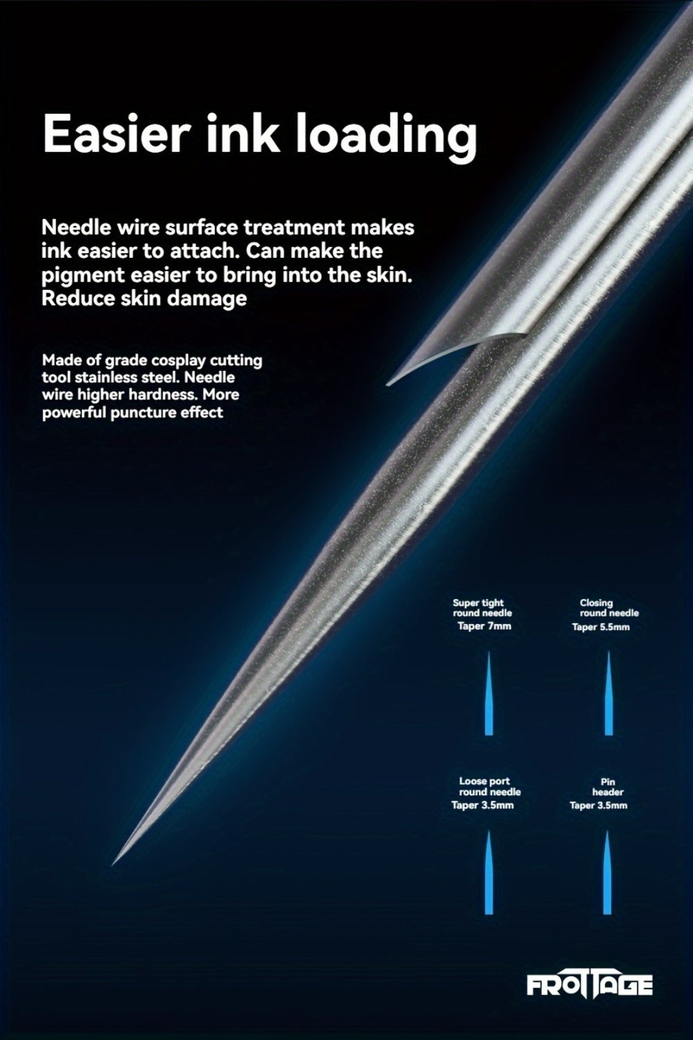 Tattoo Needle Cartridge Set 26 Sizes Integrated High Transparency Tips Round Liner Shader Curved Magnum M1 RL RS CM Disposable for Professional Artists & Beginners