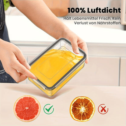 Stackable Food Storage Containers with Lids - Microwave and Freezer Safe Leak Proof Plastic Boxes for Fruits Vegetables and Leftovers, Heavy Duty Reusable Meal Prep Containers for Kitchen Pantry Organization, Available in 24, 48 and 50 Piece Sets