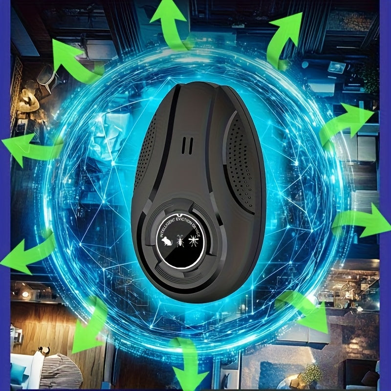 Electronic Pest Repeller – Soundwave Variable Frequency Insect Repellent for Home, Shop & Warehouse, Repels Mosquitoes, Rodents & Cockroaches, Multi-Pack