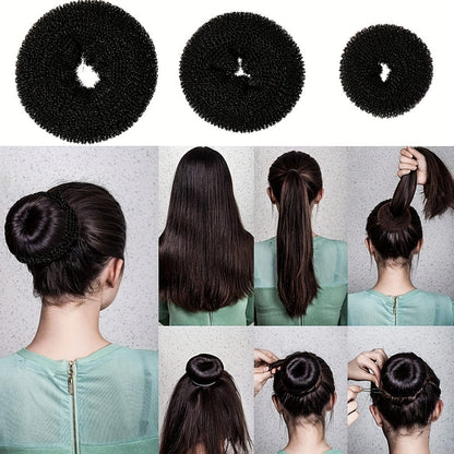 Hair Accessories 81-Piece Styling Kit with Bun Makers, Curlers, Clips, Pins and Braiding Tools