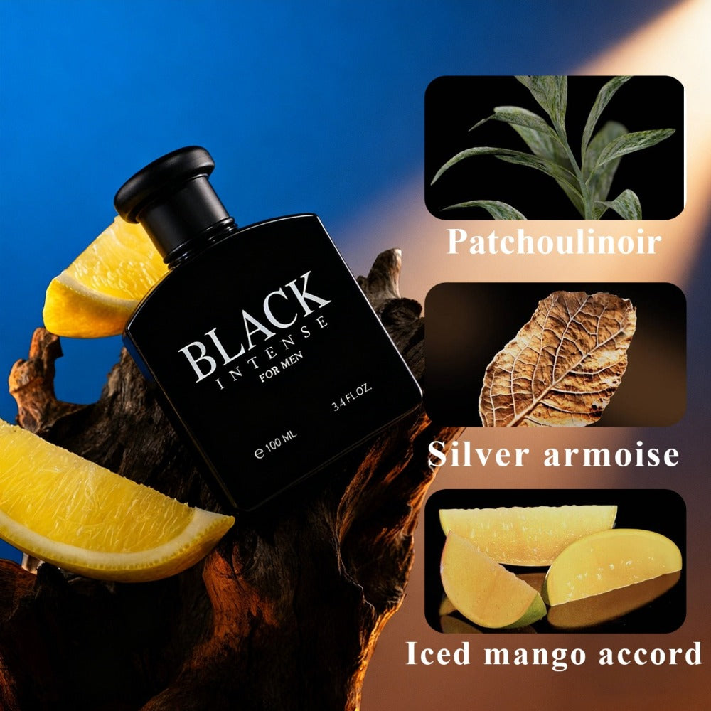 Perfume for Men 100ml EDT Spray with Bergamot, Citrus, Wood, Musk and Amber in Two Retained Options