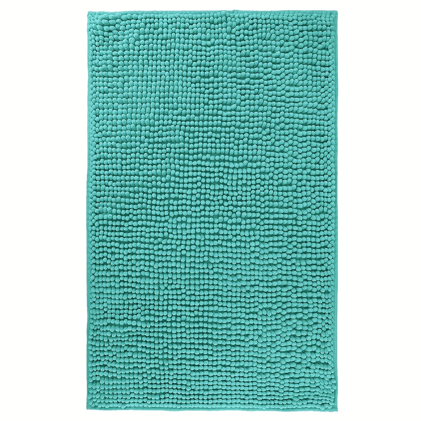 Chenille Bath Rug Extra Thick Soft Absorbent Non-Slip Bathroom Mat Machine Washable, Multiple Sizes & Colors