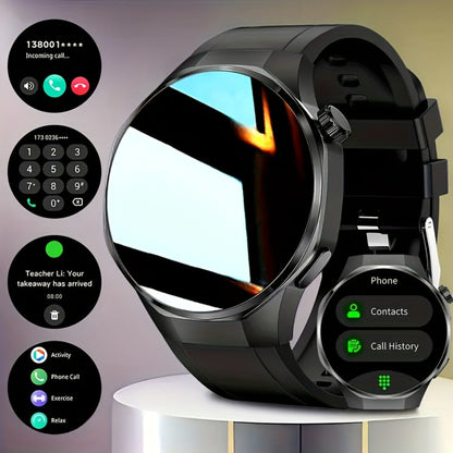 Smart Watch Hexagonal-Bezel 1.83-Inch Display with Wireless Calling, Custom Faces and Four Styles