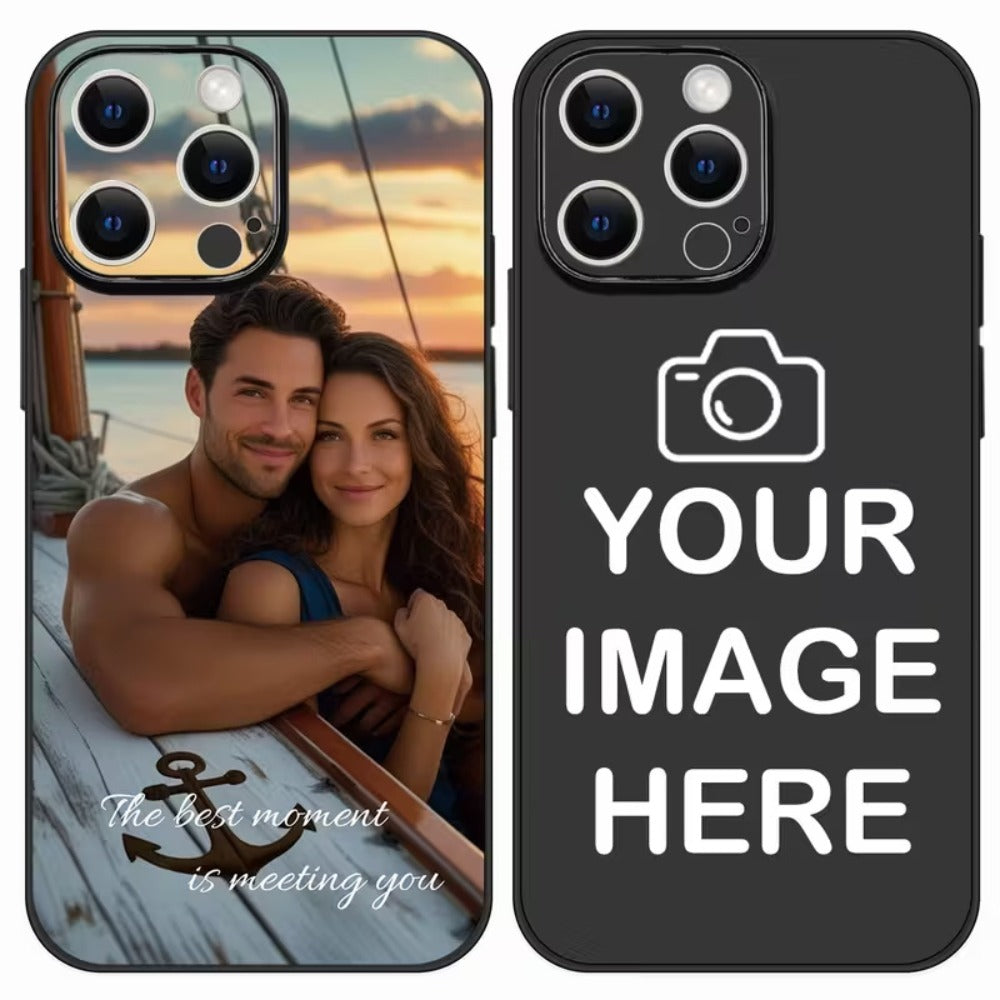 Personalized Photo iPhone Case Custom Design Minimalist Durable Cover for iPhone 17 16 15 14 13 12 11 Pro Max Plus – Unique Gift for Birthdays Anniversaries Valentine's Day Christmas