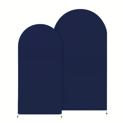 Two-Piece Fitted Arch Photography Backdrop Cover Set for 6-Foot and 6.6-Foot Compatible Frames
