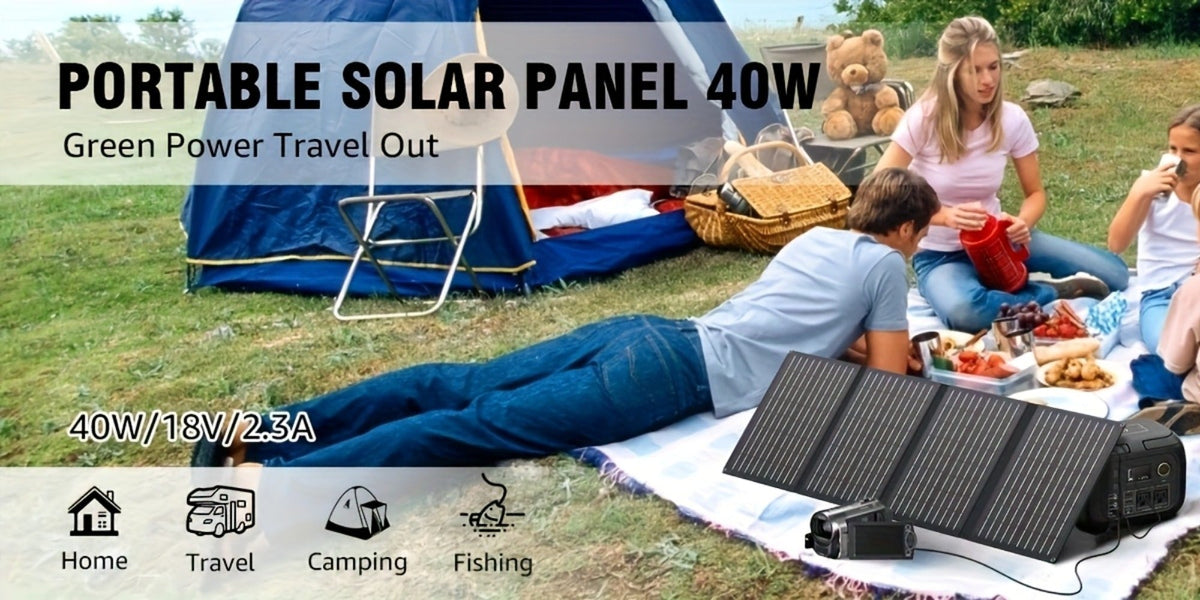 97.68Wh Portable Power Station 120W AC Outlet Power Bank with USB-A USB-C DC Outputs Battery Backup for Camping RV Emergency Home Use Travel – Solar Panel Compatible Portable Charger