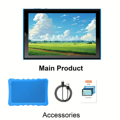 Kids Tablet 10.1 Inch with Android 13, 4GB RAM, 32GB Storage, 6000mAh Battery and Protective Case