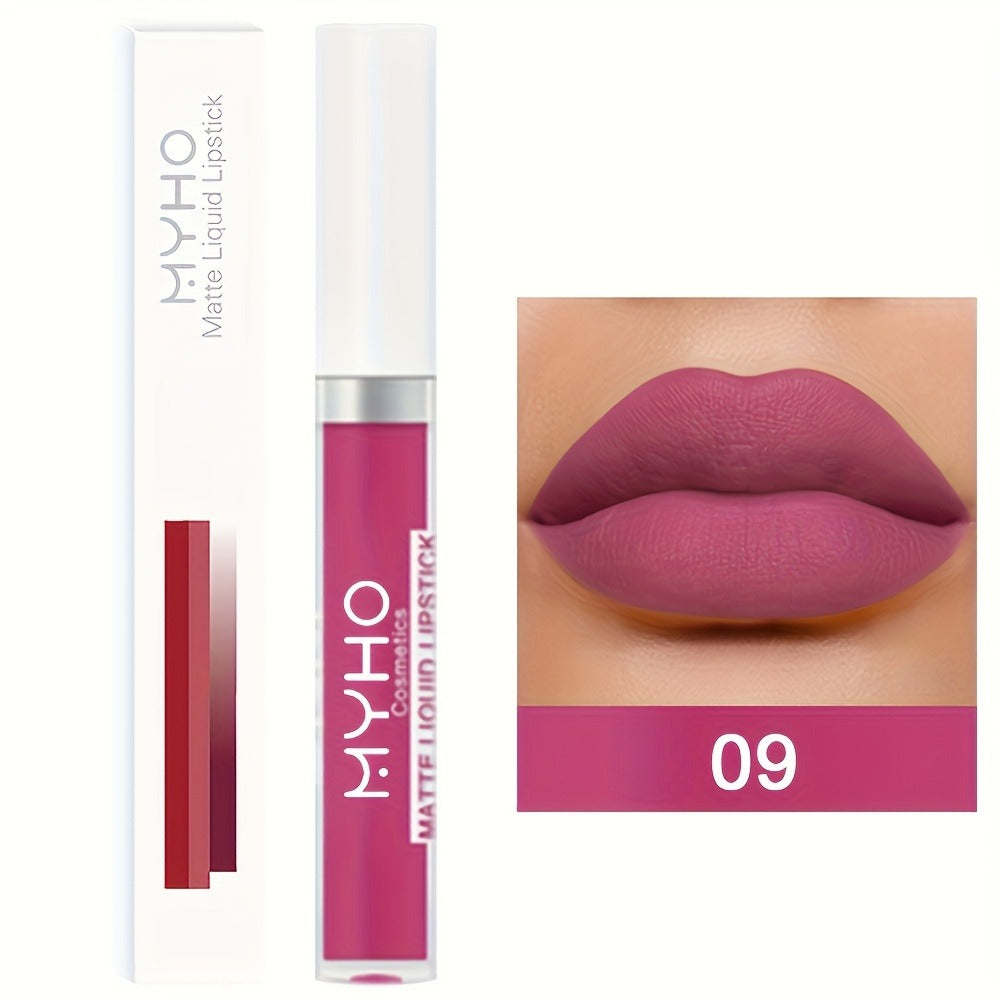 Lip Gloss Set by MYHO Cosmetics with 9 Matte Lip Colors per Set and Two Retained Shade Collections