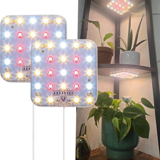 Under Cabinet Grow Light Full Spectrum High PPFD Optical Lens | 4 Brightness Levels Auto Timer 6/12/16H | Small Plants Seeds Indoor LED Plant Light