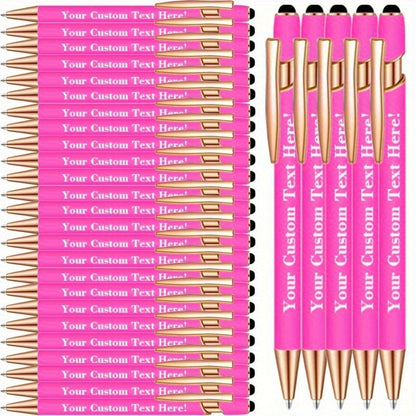 30-Pack Ballpoint Stylus Pens with Touchscreen Tips, Comfortable Grips and Seven Color Options
