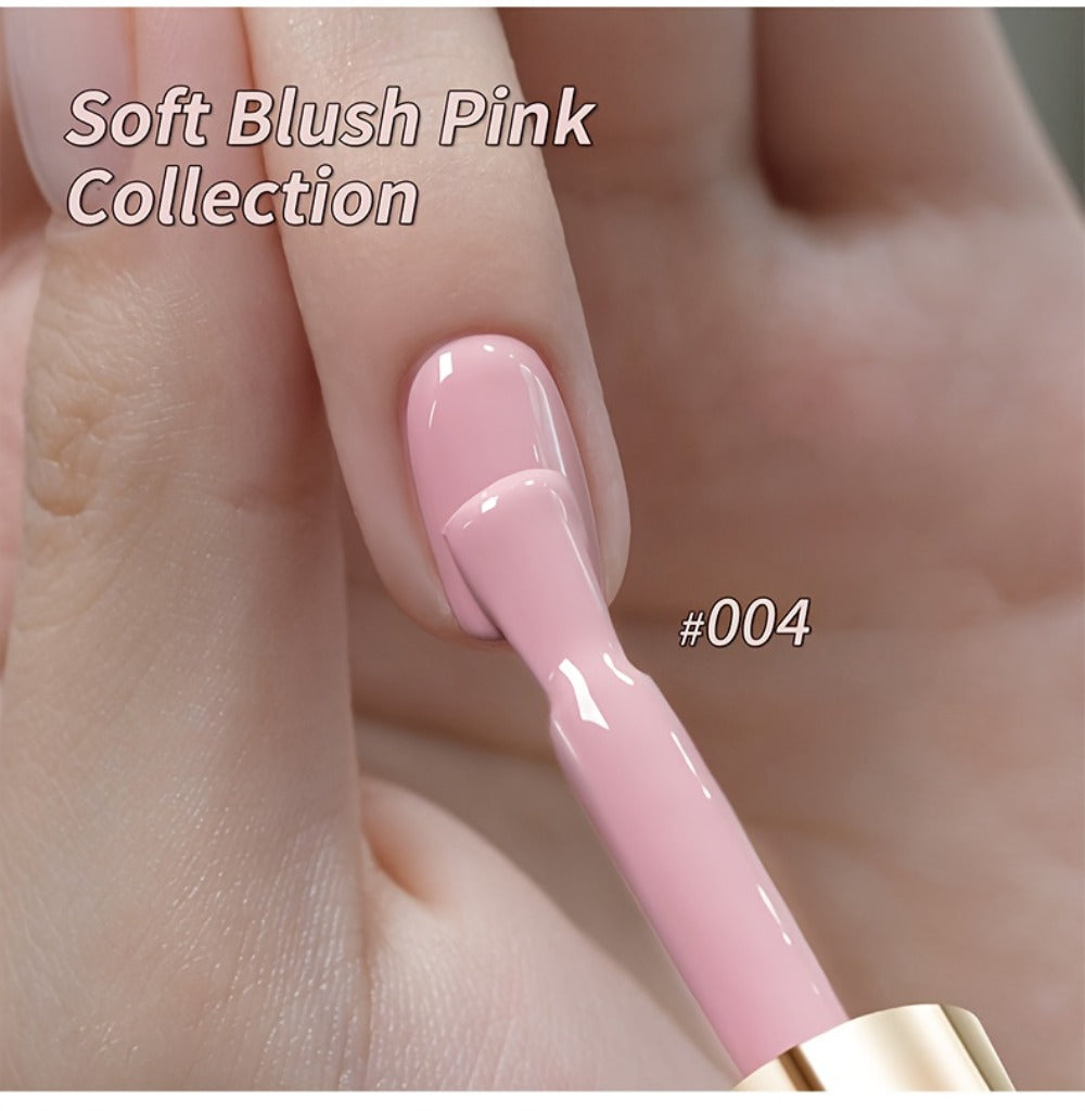 Gel Nail Polish – Set 8 Colors Semi-Permanent Soak-Off LED Cure Long-Lasting Manicure Kit - 0.51oz Each Bottle Gentle Pink Shades…