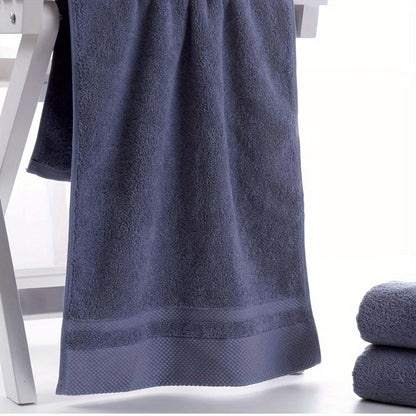 100% Cotton Bath Towel 500GSM Ultra Absorbent Soft Quick Dry Thick Hand Towel for Bathroom Gym Machine Washable Khaki Purple Blue Gray Green White 6-Pack Colorful