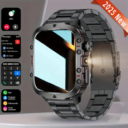 Smartwatch 2-in-1 with Built-In Wireless Earbuds, Calling, Music, Camera and Strap Options