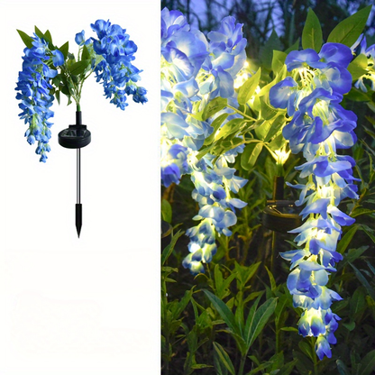 Solar Wisteria Flower Garden Light 52 LED, 2 Modes Waterproof