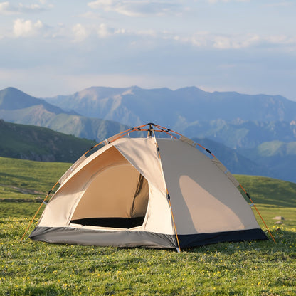 4 Person Camping Tent Automatic Quick Setup – 4-Season Outdoor Shelter