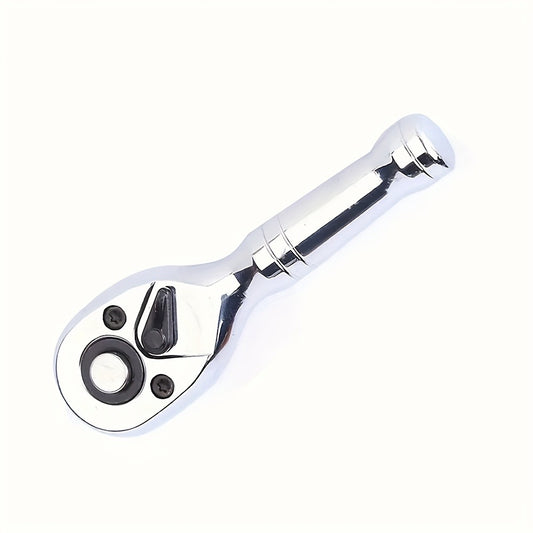 72-Tooth Quick Ratchet Wrench Short Handle – Compact Dual-Direction Socket Wrench for Auto Repair | 1/4" 3/8" 1/2" Drive Sizes Available | Fast-Action Ratchet Handle Tool