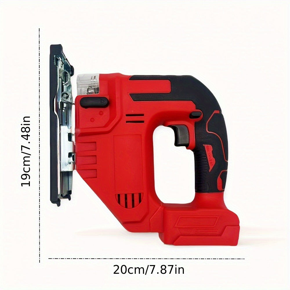 Power Tools Cordless Jigsaw with Brushless Motor, Variable Speed, LED and 0-45 Degree Bevel, Tool Only