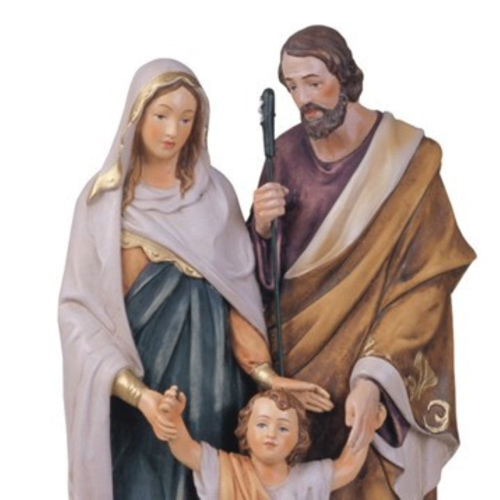Holy Family Figurine Statue 12" H – Polyresin Religious Sculpture Ornament for Home Decor, Living Room, Office & Collectible Gift for Christmas, Easter, Birthdays & Housewarming