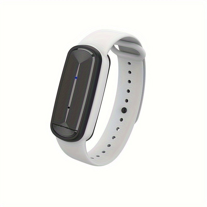 Mosquito Repellent Bracelet – Ultrasonic Soundwave Technology, USB Rechargeable, Waterproof Wristband for Camping Outdoor Hiking Travel, No Chemicals