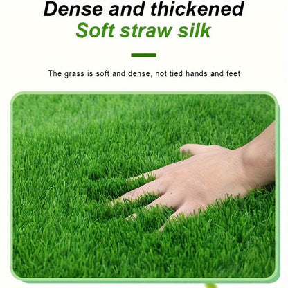 Reusable Dog Potty Training Pad - Washable Artificial Grass Mat, Anti-Odor, Indoor Outdoor Pet Toilet Pad for Dogs Cats, M & L Sizes