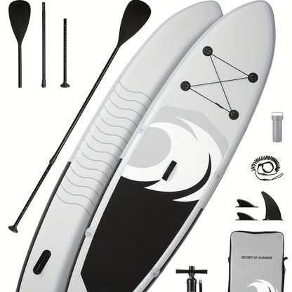 120 x 30 x 6-Inch Inflatable Stand-Up Paddle Board with Two-Plus-One Fin Setup and Six Design Options