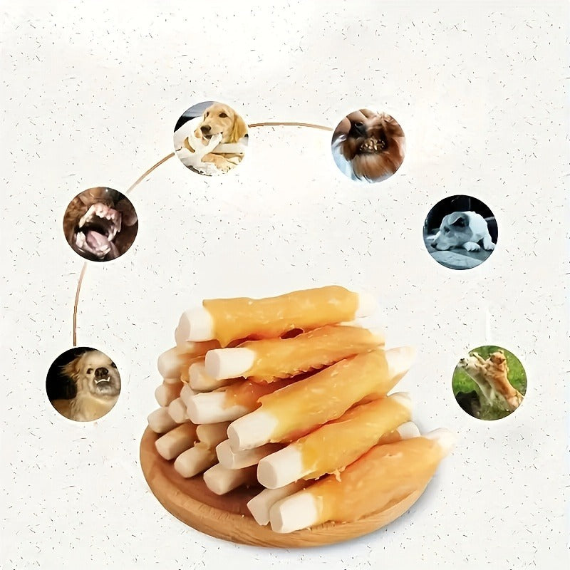 Dog Treats BLACK DUCK Chicken-Wrapped Milk Sticks in 200g and 400g Package Options for Reward Use