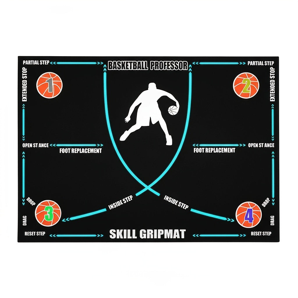 Basketball Footwork Training Mat, Anti-Slip & Step Guidance