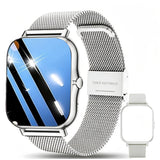 Silver (with free silicone strap)