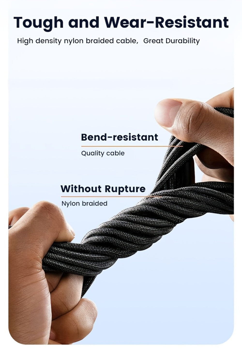 Right-Angle USB Charging Cable with USB-A or USB-C Input Options, 100W Marking and 1 m or 2 m Lengths